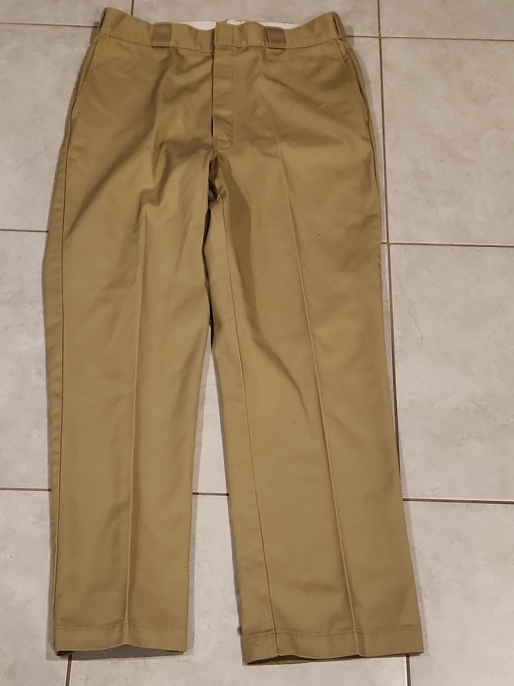 Dickies Tan Straight-Leg Chino Pants
